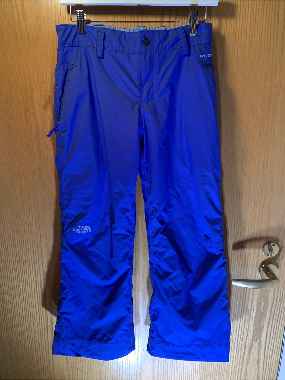 The North Face HyVent EZ Grow Girls Blue Snowboarding Pant- Size L (14/16)